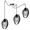 Designerska Lampa Pająk ze Szklanymi Kloszami Designerska Lampa Pająk ze Szklanymi Kloszami