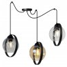 Efektowna Lampa Pająk ze Szklanymi Kloszami Efektowna Lampa Pająk ze Szklanymi Kloszami