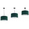 Lampa Wisząca z Dużym Zielonym Abażurem i Regulacją Wysokości Lampa Wisząca z Dużym Zielonym Abażurem i Regulacją Wysokości
