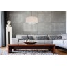 Elegancka Lampa Wisząca w Przykładowej Aranżacji Nowoczesnego Salonu Elegancka Lampa Wisząca w Przykładowej Aranżacji Nowoczesnego Salonu