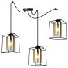 Nowoczesna Lampa Pająk ze Szklanymi Kloszami Nowoczesna Lampa Pająk ze Szklanymi Kloszami
