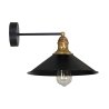 Elegancka czarna lampa ścienna kinkiet czarna Edison  Elegancka czarna lampa ścienna kinkiet czarna Edison