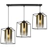 Lampa ze Szklanymi Kloszami z Efektem Złota Lampa ze Szklanymi Kloszami z Efektem Złota