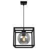 Modernistyczna Lampa Wisząca Szklany Klosz Modernistyczna Lampa Wisząca Szklany Klosz