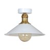 Stylowa biała lampa sufitowa plafon Loft 