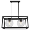 Czarna Metalowa Lampa Wisząca Czarna Metalowa Lampa Wisząca