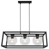 Metalowa Lampa ze Szklanymi Kloszami Metalowa Lampa ze Szklanymi Kloszami