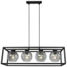 Metalowa Lampa z Oryginalnymi Asymetrycznymi Kloszami Metalowa Lampa z Oryginalnymi Asymetrycznymi Kloszami