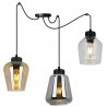 Loftowa Lampa Wisząca Spider RIJEKA Nowoczesna Szklane Klosze Loftowa Lampa Wisząca Spider RIJEKA Nowoczesna Szklane Klosze