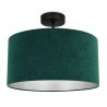 Elegancka Lampa Sufitowa Plafon z Abażurem MEDIOLAN Welur Elegancka Lampa Sufitowa Plafon z Abażurem MEDIOLAN Welur