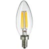 Żarówka LED FILAMENT E14 Ciepła 4W 35W Świeczka Żarówka LED FILAMENT E14 Ciepła 4W 35W Świeczka