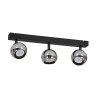 Lampa sufitowa plafon BALL chrom czarna listwa Lampa sufitowa plafon BALL chrom czarna listwa