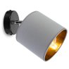 Lampa Sufitowo Ściennna Regulowana Reflektor z Abażurem Materiałowym GAMA Lampa Sufitowo Ściennna Regulowana Reflektor z Abażurem Materiałowym GAMA