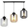 Elegancka Lampa Wisząca z Regulacją Szklane Klosze Elegancka Lampa Wisząca z Regulacją Szklane Klosze