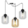 Regulowana Lampa Wisząca Pająk ze Szklanymi Kloszami Regulowana Lampa Wisząca Pająk ze Szklanymi Kloszami