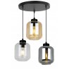 Regulowana Lampa z Różnobarwnymi Szklanymi Kloszami Regulowana Lampa z Różnobarwnymi Szklanymi Kloszami