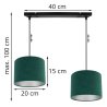 Lampa W Stylu Industrialnym Na Listwie z Niewielkimi Abażurami Lampa W Stylu Industrialnym Na Listwie z Niewielkimi Abażurami
