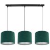 Stylowa Lampa Wisząca z Abażurami Aksamitnymi z Metalicznym Wnętrzem Stylowa Lampa Wisząca z Abażurami Aksamitnymi z Metalicznym Wnętrzem