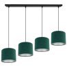 Efektowna Lampa MEDIOLAN z Abażurami Pokrytymi Welurem Efektowna Lampa MEDIOLAN z Abażurami Pokrytymi Welurem