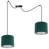 Stylowa Lampa Typu Spider MEDIOLAN z Abażurem z Metalicznym Wnętrzem Stylowa Lampa Typu Spider MEDIOLAN z Abażurem z Metalicznym Wnętrzem