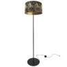 Lampa Podłogowa Z Abstrakcyjnym Abażurem Złotym WERONA