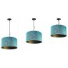 Stylowa Lampa Wisząca z Abażurem WERONA Regulacja Wysokości