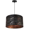 Nowoczesna Lampa Wisząca z Awangardowym Abażurem WERONA Różowe Złoto Nowoczesna Lampa Wisząca z Awangardowym Abażurem WERONA Różowe Złoto