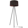 Elegancka Lampa Podłogowa na Metalowej Nogdze z Abażurem WERONA Elegancka Lampa Podłogowa na Metalowej Nogdze z Abażurem WERONA