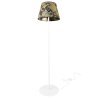 Stylowa Lampa Podłogowa z Abażurem w Kształcie Stożka WERONA Stylowa Lampa Podłogowa z Abażurem w Kształcie Stożka WERONA