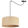 Stylowa Lampa Wisząca Pająk JUTA z Abażurem w Stylu Eko 40 cm Stylowa Lampa Wisząca Pająk JUTA z Abażurem w Stylu Eko 40 cm