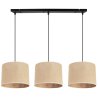Elegancka Lampa Wisząca z Abażurami JUTA na Listwie Elegancka Lampa Wisząca z Abażurami JUTA na Listwie