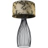 Nowoczesna Lampa Nocna Tuba z Abażurem WERONA we Wzory