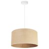 Stylowa Lampa Wisząca z Abażurem z Juty do Salonu Stylowa Lampa Wisząca z Abażurem z Juty do Salonu
