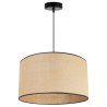Nowoczesna Lampa Wisząca z Abażurem Naturalnym JUTA 40 cm Nowoczesna Lampa Wisząca z Abażurem Naturalnym JUTA 40 cm