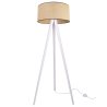Nowoczesna Lampa Podłogowa Trójnóg  Stylowy z Abażurem