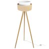 Podłogowa Lampa Nowoczesna na Trójnogu z Abażurem