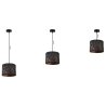 Lampa Wisząca Typu Zwis z Abażurem Marmur Miedź z Regulacją Wysokości Lampa Wisząca Typu Zwis z Abażurem Marmur Miedź z Regulacją Wysokości
