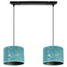 Lampa Sufitowa Wisząca WERONA na Listwie z Abażurami Abstrakcyjny Wzór Lampa Sufitowa Wisząca WERONA na Listwie z Abażurami Abstrakcyjny Wzór