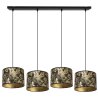 Nowoczesna Lampa Sufitowa WERONA Z Abstrakcyjnym Złotym Wzorem Nowoczesna Lampa Sufitowa WERONA Z Abstrakcyjnym Złotym Wzorem