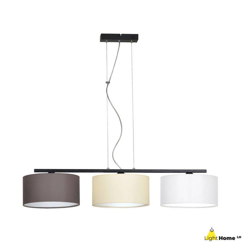 Lampa wisząca nowoczesna z abażurem w różnych kolorach materiał