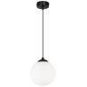 Nowoczesna Wisząca Lampa FLORENCE Mały Szklany Klosz Nowoczesna Wisząca Lampa FLORENCE Mały Szklany Klosz