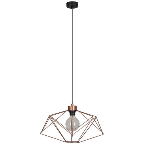 Lampa Wisząca Oryginalna Miedź Loft