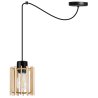Stylowa Lampa Sufitowa SPIDER TIMBER z Drewnianym Kloszem Walec Stylowa Lampa Sufitowa SPIDER TIMBER z Drewnianym Kloszem Walec