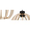 Stylowa Lampa Wisząca SPIDER TIMBER z Drewnianym Kulistym Kloszem Stylowa Lampa Wisząca SPIDER TIMBER z Drewnianym Kulistym Kloszem