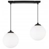 Nowoczesna Lampa Wisząca na Listwie FLORENCE Mały Szklany Klosz Nowoczesna Lampa Wisząca na Listwie FLORENCE Mały Szklany Klosz