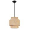 Lampa Wisząca BOHO w Stylu Rustykalnym z Abażurem Lampa Wisząca BOHO w Stylu Rustykalnym z Abażurem