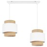 Lampa Wisząca Żyrandol Na Listwie BOHO z Jutą Lampa Wisząca Żyrandol Na Listwie BOHO z Jutą
