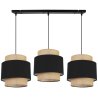 Nowoczesna Lampa Na Listwie BOHO z Jutowymi Abażurami Nowoczesna Lampa Na Listwie BOHO z Jutowymi Abażurami