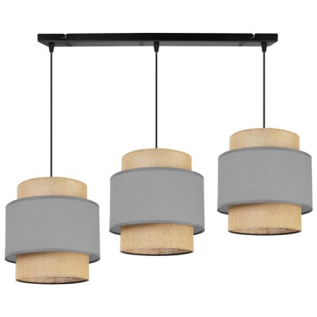 Lampa Sufitowa Żyrandol Na Listwie BOHO Rustykalny