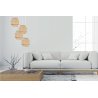 Lampa Wisząca BOHO z Abażurami Jutowymi w Salonie